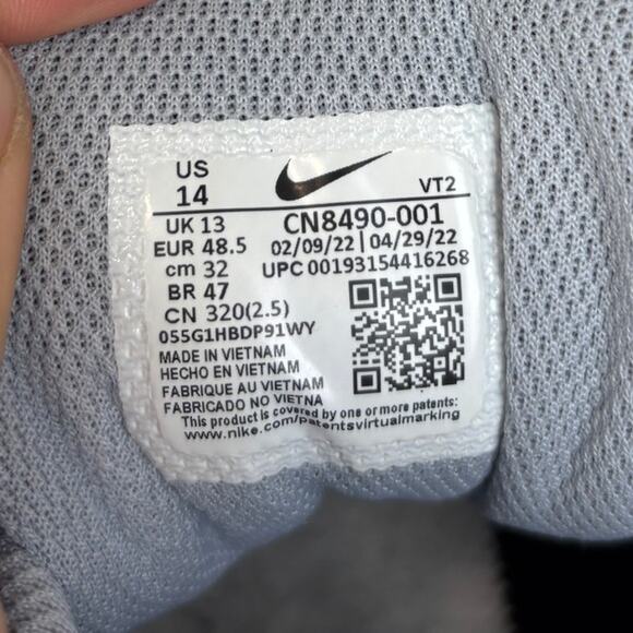 Nike Air Max 90 Recraft Wolf Grey Sneakers Shoes Men's 14 Streetwear - Picture 9 of 12